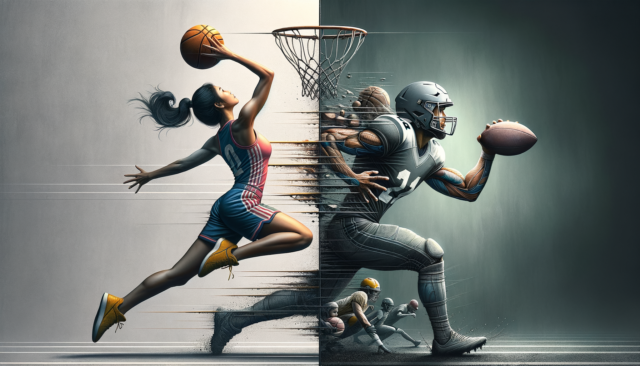 Basketball vs. Football: Speed and Jumps vs. Endurance and Strategy