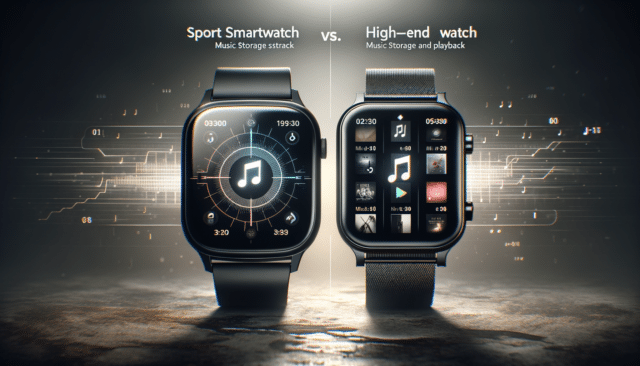 Coros Pace vs. Apple Watch Ultra: Music Storage and Playback