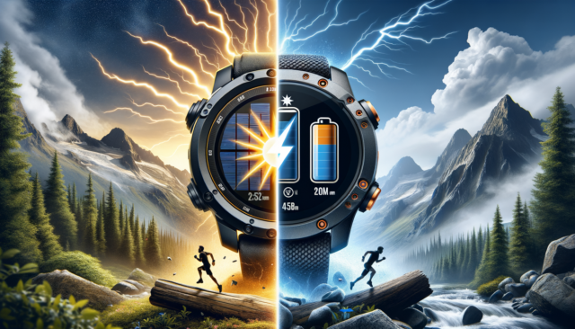 Coros Vertix kontra Garmin Instinct Solar: zarządzanie energią