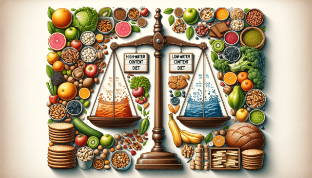 High-Water Content Diet vs. Low-Water Content Diet