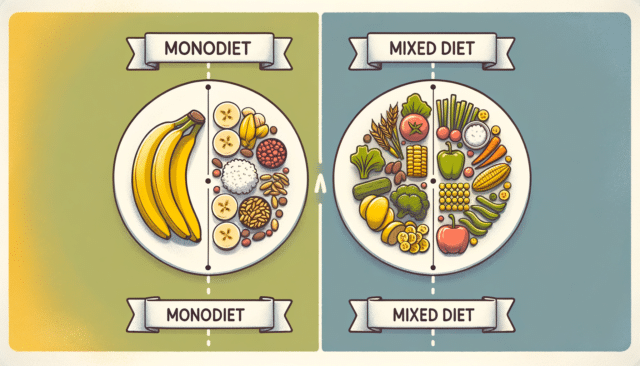 Monodieta kontra dieta mieszana