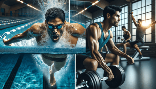 Swimming vs. Weightlifting: Full-Body Workout