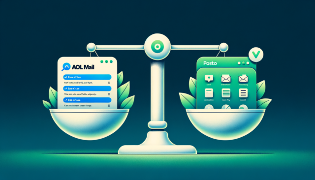 AOL Mail vs. Posteo: User Interface and Ease of Use