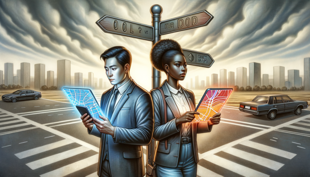 Built-In Navigation vs. Online Maps